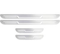 4 PièCes Voiture Plinthes pour Mini Convertible 2009-2015, Protecteur Seuil Porte AntidéRapant Anti-Usure Matériau en Acier Inoxydable,Silver