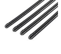 4 pièces voiture véhicule insérer caoutchouc/silicium bande de recharge lame d'essuie-glace 8mm 14 "16" 17 "18" 19 "20" 21 "22" 24 "26" 28" (Color : Rubber Refill, Size : 18 inch 450mm)