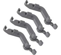 4 pièces W10082853 pince pivotante for lave-vaisselle, Compatible for Whirlpool, Compatible for Kenmore, lave-vaisselle WPW10082853 PS11748190 PS1734891 1446946