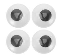 4 Pièces Yeux Mobiles Géants pour Loisirs Créatifs, 150mm | Plastique et Papier, Disques Flexibles, Mouvement Réaliste, pour Poupée, Décor Mural, Halloween