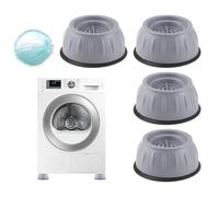 4 Pieds Anti-Vibration de Grande Taille pour Machine à Laver 1 Balle anti - dérapante, Patins Antidérapants pour Lave-Linge, Séchoirs et Meubles, Protection et Stabilité Accrue [Classe énergétique A+]