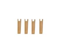 4 pieds carrés pour cadre à lattes bois miel 25 cm