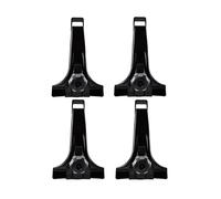 Thule - Pieds pour gouttière - Jeu de 4 - Pièce détachée - Noir - 200 mm