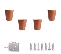 4 Pieds de Meubles en Bois Massif,Ronds,pour canapé,Banc ou Fauteuil. | Pied de remplacement vertical pour table de cuisine,lit,armoire,chaise,meuble TV,pouf,canapé deux places,8cm/3,15 po