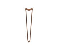 4 Pieds Table en Epingle à Cheveux SkiSki Legs 30,5cm Acier Naturel 2 Tiges 12mm