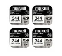 4 pile Maxell 344 SR1136SW 1,55V Silver Oxide -