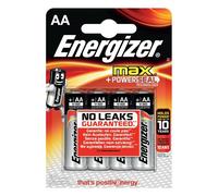 4 Piles Aa/lr6 Energizer Alkaline Max +power Seal