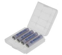 4 piles AAA Panasonic Eneloop rechargeables 800mAh avec boîtier