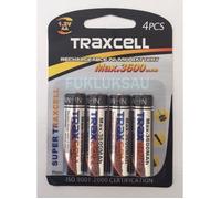 4 PILES ACCUS RECHARGEABLE AA LR06 1.2V 3600mAh Ni-Mh AKKU BATTERY BATTERIE
