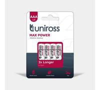 4 Piles Alcalines AAA / LR03 Uniross Max Power