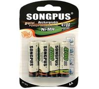 4 Piles Batteries Rechargeables AA LR06 LR6 4700 mAh 1,2V Accu Ni-MH