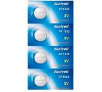 4 Piles Bouton Eunicell CR1632 - Pile Lithium 3V G