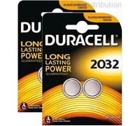 4 Piles CR2032- DL2032 DURACELL 3V LITHIUM