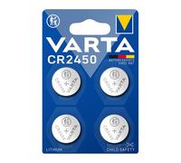 Varta Pile bouton CR 2450 3 V 4 pc(s) lithium VARTA LITHIUM Coin CR2450 Blister 4