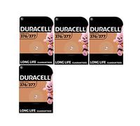 4 piles Duracell 376/377 SR626 SR626SW avec oxyde d'argent (4 ampoules de 1 batterie)