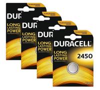 4 piles Duracell CR2450 3V Lithium pile à pile 2450 DL2450 K2450L