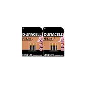 4 piles Duracell N/LR1 E90 (2 ampoules de 2 batteries)
