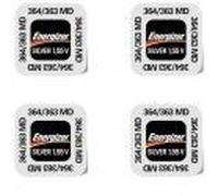 4 piles Energizer 364/363