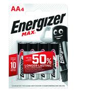 Energizer Alcaline AA LR6 1,5 V Max (x4)