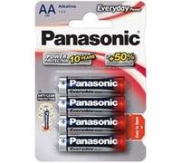 Panasonic Pile alcaline LR6EPS/4BP jetable pour appareil électronique