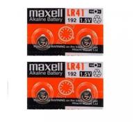 4 piles Maxell LR41-AG3