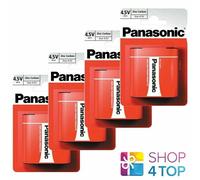 4 PILES PANASONIC ZINC - CARBONE 3R12 3R12RZ/1BP BLISTER 4.5V 2026 NEUVES