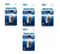 4 piles PHILIPS CR 2 Lithium 3V