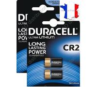 4 Piles photo CR2 Lithium Duracell 3V