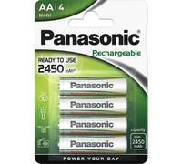 4 Piles Rechargeables AA / HR6 2450mAh Panasonic