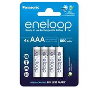 4 Piles Rechargeables AAA HR03 Panasonic Eneloop Slider Pack 1.2V 750mAh