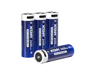 4 Piles Rechargeables USB-C AA / HR6 4100mWh 2450mAh Xtar Li-ion 1.5V