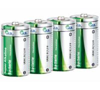 4 piles super alcalines mono 1,5V type D (LR20) TKA