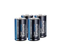 Pearl 4 piles super alcalines type D (LR20) 1,5 V