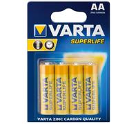 4 PILES SUPERLIFE R6 - AA (Mignon) VARTA