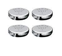 4 piles Varta 317 SR516SW -
