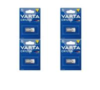 4 piles Varta CR 123A LITHIUM -