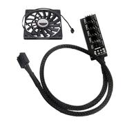 4 Pin Fan Splitter, CPU Fan Hub, Computer Fan Splitter, Case Fan Hub, Fan Header Splitter, Cooling Fan Splitter, PC Fan Adapter, Fan Connector, Fan Control Hub, Efficient Cooling Splitter,