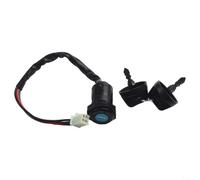4 Pin Ignition Key Set 50cc-250cc pour atv pour Dirt Bike 4 Pin | Fits pour 50cc-250cc engines, 4-pin connector, dual channel pour power connect, black finish, pour atv key