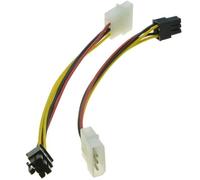 4 Pin Molex to 6 Pin PCI-Express PCIE Video Card Power Converter Adapter Cable
