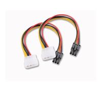 4 Pin Molex to 6 Pin Video Card GPU Power Supply Cable PCI-E Male Graphics Card Adapter