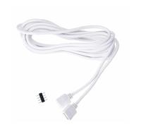 4-pin RGB LED connector extension cable 4-pin LED connector cable 1M 2M 5M 30cm suitable for SMD 5050 3528 RGB LED strip(Black Wire,3m)