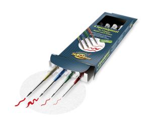4 Pinceaux - Accessoire Peinture par Numéros
