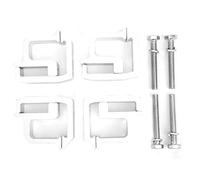 4 pinces de fixation pour capuchon de camion robustes, pinces de montage pour carrosserie de pick-up en alliage d’aluminium pour camping-cars et accessoires de camion, compactes, l