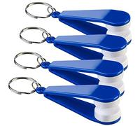 4 pinces nettoyantes pour lunettes avec chiffons en microfibre [Pearl]