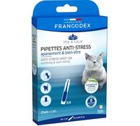 Francodex - 4 Pipettes Anti-Stress apaisant et Bien-être pour Chats