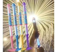 4 Pistolets à Eau pour Feux d'artifice, Pistolet à Eau CréAtif en Forme De Feu d'artifice Jouet,Pistolet à Eau Extractible,Jet d'eau comme Un Feu d'artifice, pour FêTes à La Piscine Et à La Plage (A)