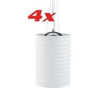 4 plafonniers avec abat-jour en verre dépoli - grand modèle