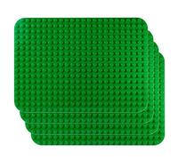 4 Plaque de base de Bloc de construction Verte, 38,1 x 25,4 cm | Créez des constructions robustes avec une plaque de base de 38,1 x 25,4 cm compatible avec les grands blocs de construction