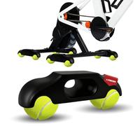 4 Plaques à Bascule avec 8 Balles de Tennis, Résistant aux Rayures | Accessoires pour Wahoo Kickr Core 2，Vivez une expérience de conduite authentique, Réduire la sollicitation des articulations