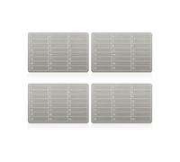 4 Plaques en Acier Inoxydable pour Portefeuille, Stockage de Cryptomonnaies, Portefeuille pour Matériel Bitcoin, Sauvegarde à Froid, BIP39